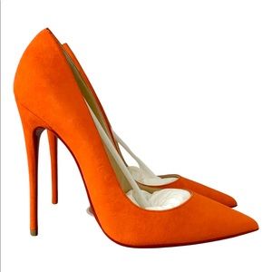 So Kate Christian Louboutin Orange Heel.